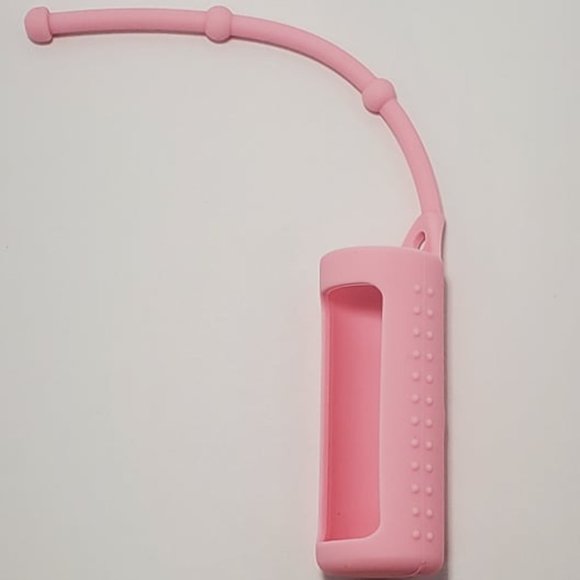 Pink Rubber case for 10ml roller bottles. - Picture 1 of 1